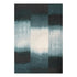 8' X 11' Blue And White Abstract Washable Area Rug With UV Protection