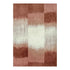 8' X 11' Red And White Abstract Washable Area Rug With UV Protection