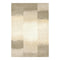 7' X 9' Gray And White Abstract Washable Area Rug With UV Protection
