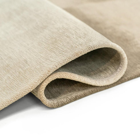7' X 9' Gray And White Abstract Washable Area Rug With UV Protection