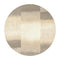 8' Gray And White Abstract Washable Round Rug With UV Protection