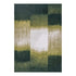 7' X 9' Green And White Abstract Washable Area Rug With UV Protection