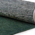 8' Green And White Abstract Washable Round Rug With UV Protection