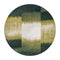 8' Green And White Abstract Washable Round Rug With UV Protection