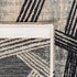 6' X 8' Gray And White Abstract Washable Area Rug With UV Protection