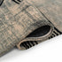 7' X 9' Gray And White Abstract Washable Area Rug With UV Protection