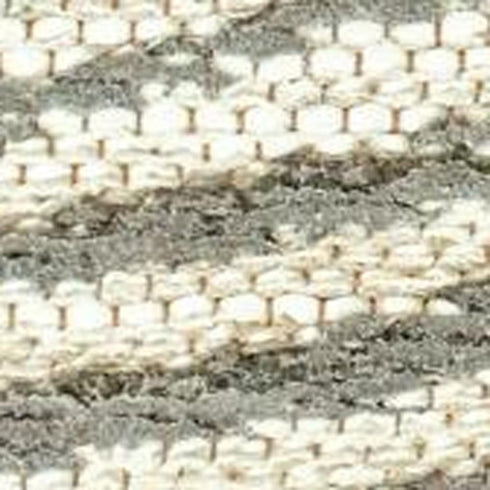 7' X 9' Tan And White Abstract Washable Area Rug With UV Protection