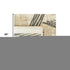 8' X 11' Tan And White Abstract Washable Area Rug With UV Protection