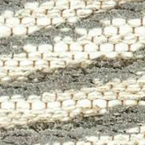 6' X 8' Tan And White Abstract Washable Area Rug With UV Protection