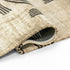 6' X 8' Tan And White Abstract Washable Area Rug With UV Protection