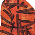 6' X 8' Red And White Abstract Washable Area Rug With UV Protection