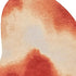 6' X 8' Red And White Abstract Washable Area Rug With UV Protection
