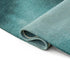 6' X 8' Blue And White Abstract Washable Area Rug With UV Protection