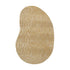 6' X 8' Tan And White Abstract Washable Area Rug With UV Protection