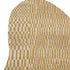 6' X 8' Tan And White Abstract Washable Area Rug With UV Protection