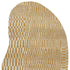 6' X 8' Tan And White Abstract Washable Area Rug With UV Protection