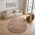 6' X 8' Red And White Abstract Washable Area Rug With UV Protection