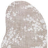 6' X 8' Gray And White Oriental Washable Area Rug With UV Protection