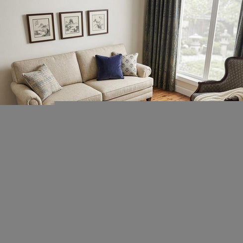 6' X 8' Gray And White Oriental Washable Area Rug With UV Protection
