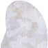 8' X 11' Gray And White Abstract Washable Area Rug With UV Protection