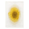 6' X 8' Gold And White Abstract Washable Area Rug With UV Protection