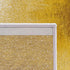 7' X 9' Gold And White Abstract Washable Area Rug With UV Protection