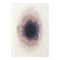 7' X 9' Purple And White Abstract Washable Area Rug With UV Protection