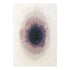 8' X 11' Purple And White Abstract Washable Area Rug With UV Protection