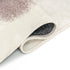 8' X 11' Purple And White Abstract Washable Area Rug With UV Protection