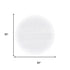 7' Pink And White Round Rug