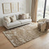 9' X 12' Tan Shag Hand Tufted Area Rug