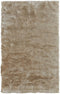 9' X 12' Tan Shag Hand Tufted Area Rug