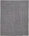 5' X 8' Gray And Silver Hand Woven Area Rug