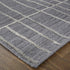 5' X 8' Gray And Silver Hand Woven Area Rug