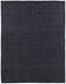 8' X 10' Black Wool Hand Knotted Area Rug