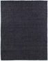 8' X 10' Black Wool Hand Knotted Area Rug