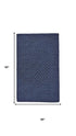 5' X 8' Blue And Gray Geometric Hand Tufted Area Rug