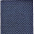 5' X 8' Blue And Gray Geometric Hand Tufted Area Rug