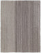 5' X 8' Ivory And Brown Wool Striped Hand Woven Area Rug