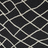 5' X 8' Black And Ivory Wool Geometric Hand Tufted Area Rug