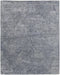 5' X 8' Blue And Gray Ombre Hand Woven Area Rug