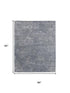 5' X 8' Blue And Gray Ombre Hand Woven Area Rug