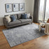 5' X 8' Blue And Gray Ombre Hand Woven Area Rug