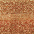 9' X 12' Red Orange And Gold Wool Floral Hand Knotted Area Rug