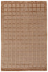 8' X 10' Gray And Blue Wool Geometric Hand Knotted Area Rug