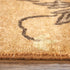 9' X 13' Green And Gold Wool Floral Hand Knotted Area Rug