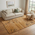 9' X 13' Green And Gold Wool Floral Hand Knotted Area Rug
