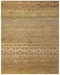 5' X 8' Brown And Tan Wool Geometric Hand Knotted Area Rug