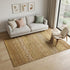 5' X 8' Brown And Tan Wool Geometric Hand Knotted Area Rug