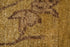9' X 13' Green And Gold Wool Floral Hand Knotted Area Rug